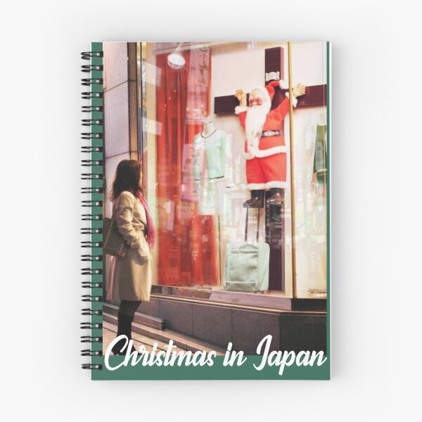 Item preview, Christmas in Japan Store Window Display Santa Claus on a Cross designed and sold by WigOutlet.