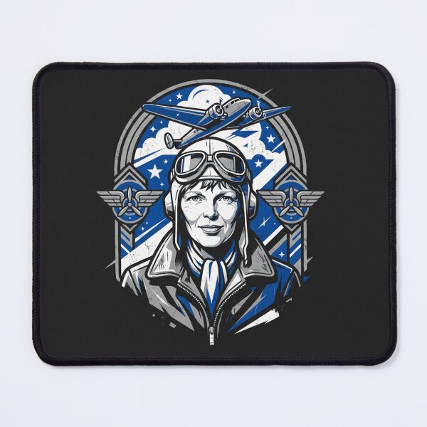 Item preview, Amelia Earhart Vintage Aviator Pilot Portrait designed and sold by Owcomm.