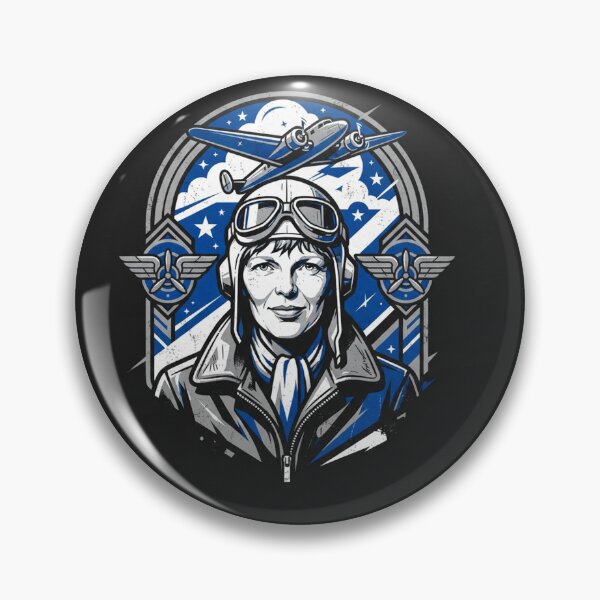 Item preview, Amelia Earhart Vintage Aviator Pilot Portrait designed and sold by Owcomm.