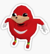 Uganda Knuckles Sticker