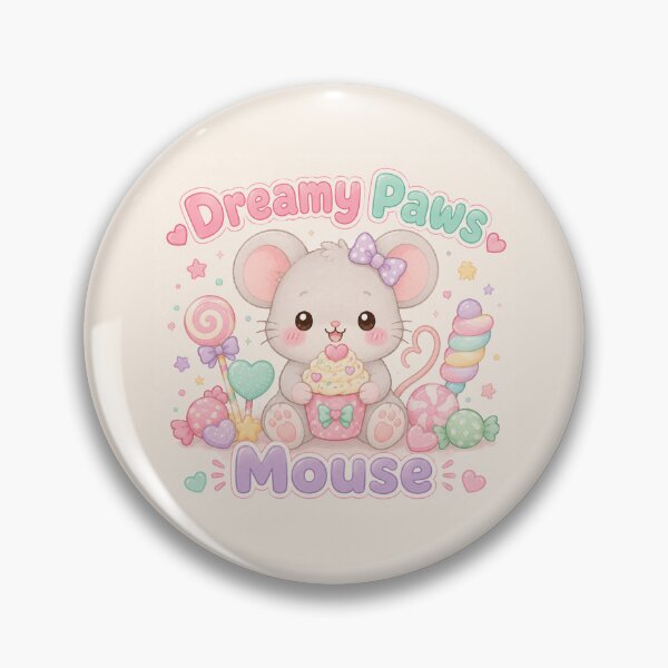 Item preview, Dreamy Paws Mouse designed and sold by QuixoticDigital.