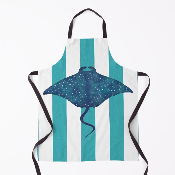 Item preview, Manta ray and turquoise stripes designed and sold by Ana Gorozpe.