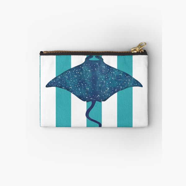 Item preview, Manta ray and turquoise stripes designed and sold by Ana Gorozpe.