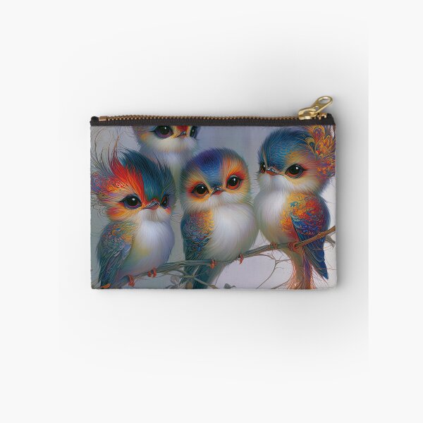 Item preview, Quartet of Pastel Songbirds designed and sold by bloorose.