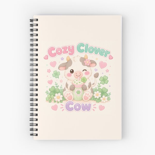 Item preview, Cozy Clover Cow designed and sold by QuixoticDigital.