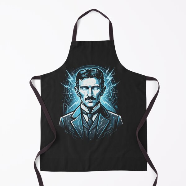 Item preview, Nikola Tesla Electric Genius Portrait designed and sold by Owcomm.