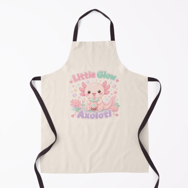 Item preview, Little Glow Axolotl designed and sold by QuixoticDigital.