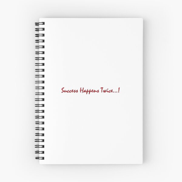 Item preview, success happens twice designed and sold by Positive Mindzet!.
