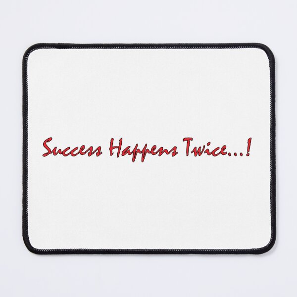Item preview, success happens twice designed and sold by Positive Mindzet!.