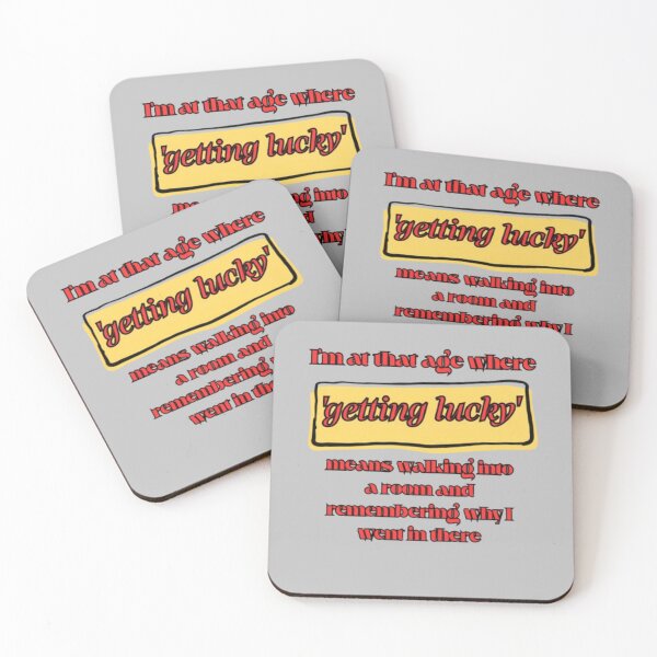 Item preview, Getting Lucky" Memory Loss Funny Age T-Shirt designed and sold by PoppaBear71.