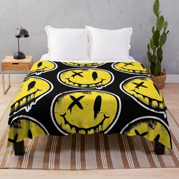 Item preview, Grunge Melting Smiley Alternative Streetwear Art designed and sold by Zenther.