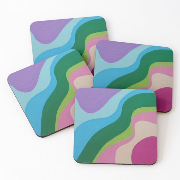 Item preview, Color Waves | Modern Boho Abstract Wall Art designed and sold by WonderwildArt.