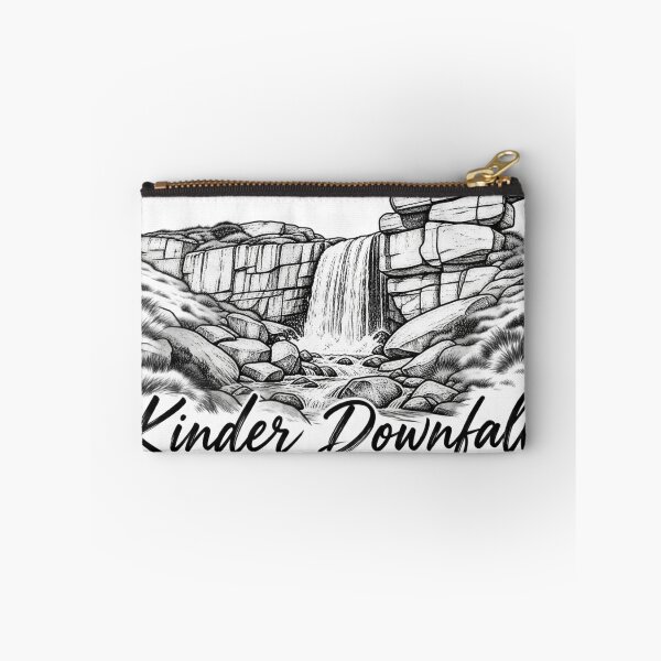 Item preview, Kinder Downfall Peak District – Line Art Illustration designed and sold by Tee Visions.