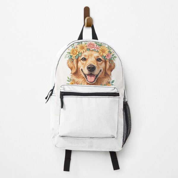 Item preview, Certified Good Boy - Cute Golden Retriever Floral designed and sold by Golden Poppy Paw.