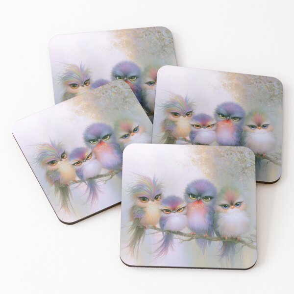 Item preview, Gathering of the Feathered Misfits designed and sold by bloorose.