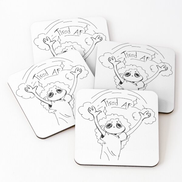 Item preview, tired AF  designed and sold by Some What Normal .