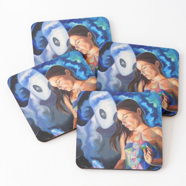 Item preview, Quantum Healing Visions (self portrait) designed and sold by Meredith Rose Paintings.