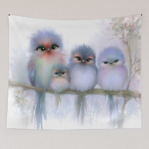 Item preview, Family of Fuzzballs designed and sold by bloorose.