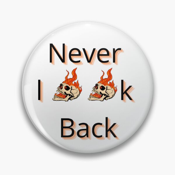 Item preview, Never look back flaming skulls adgy t-shirt and accessories designed and sold by Hager-AboAllil.