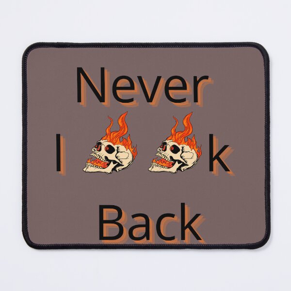 Item preview, Never look back flaming skulls adgy t-shirt and accessories designed and sold by Hager-AboAllil.