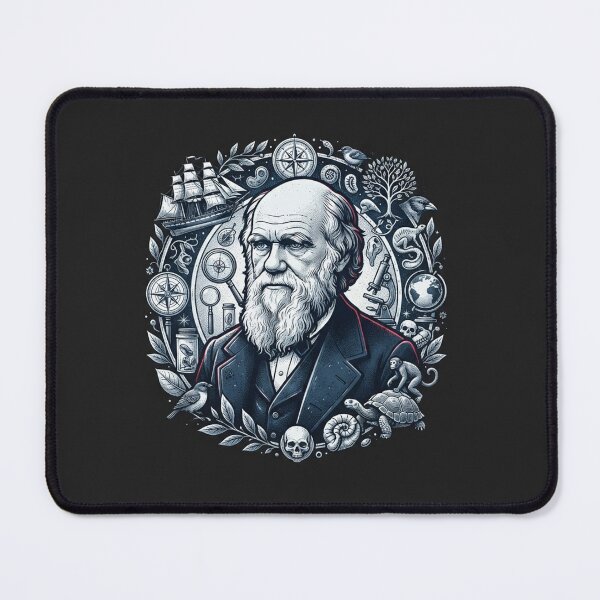 Item preview, Charles Darwin Evolution Science Naturalist Vintage Illustration designed and sold by Owcomm.