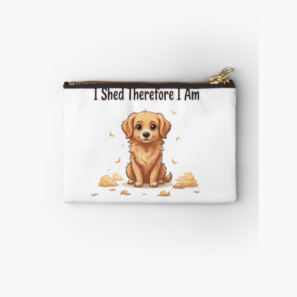 Item preview, I Shed Therefore I Am - Funny Golden Retriever Shedding Shirt designed and sold by Golden Poppy Paw.