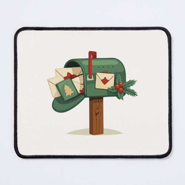 Item preview, Christmas Mailbox Holiday Cartoon  designed and sold by stylishdzign.