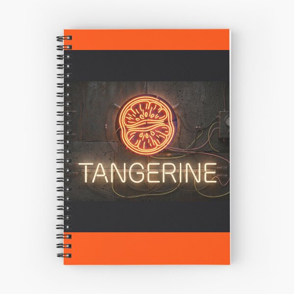 Item preview, Tangerine Brand Neon Fruit Typography Modern Streetwear Graphic designed and sold by Sulco Design.