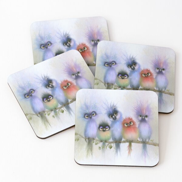 Item preview, Whimsical Perch of the Fuzzball Quintet designed and sold by bloorose.