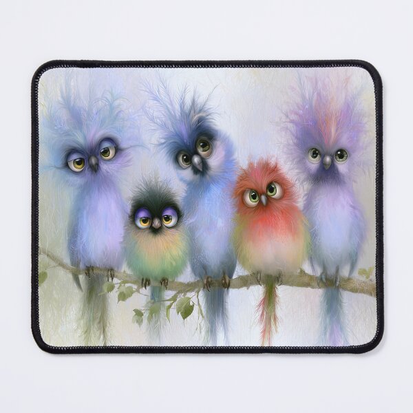 Item preview, Whimsical Perch of the Fuzzball Quintet designed and sold by bloorose.