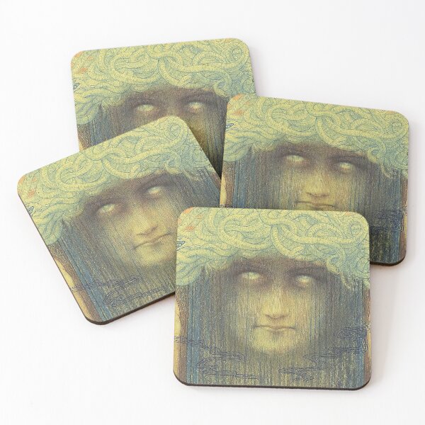 Item preview, La Méduse a.k.a The Meduse a.k.a Medusa by Jean Delville 1893 designed and sold by Hedrin.