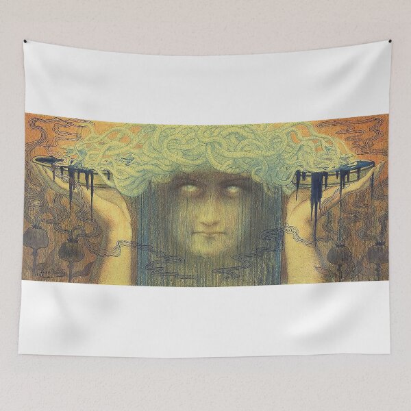 Item preview, La Méduse a.k.a The Meduse a.k.a Medusa by Jean Delville 1893 designed and sold by Hedrin.
