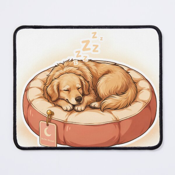Item preview, Funny Sleeping Golden Retriever T-Shirt designed and sold by Golden Poppy Paw.
