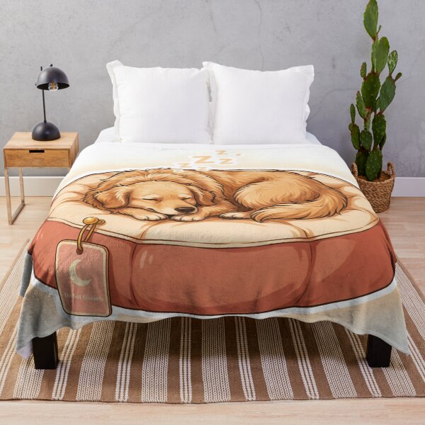 Item preview, Funny Sleeping Golden Retriever T-Shirt designed and sold by Golden Poppy Paw.