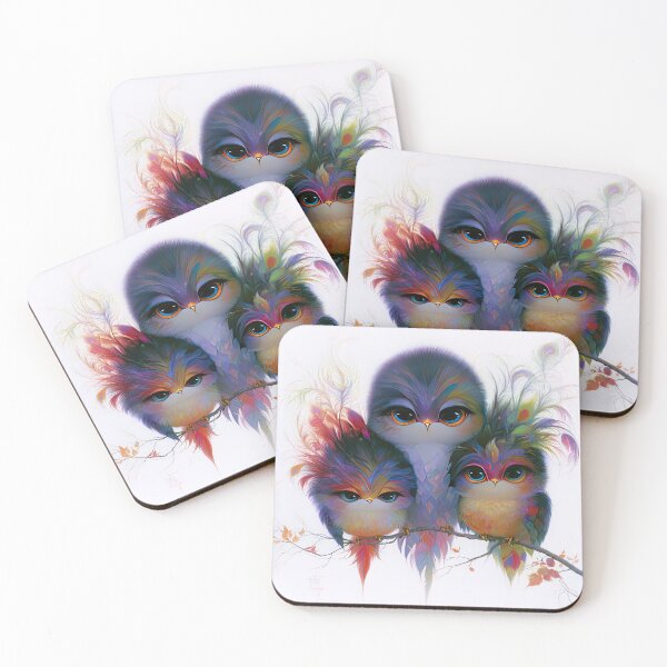 Item preview, Trio of the Prismatic Nestlings designed and sold by bloorose.