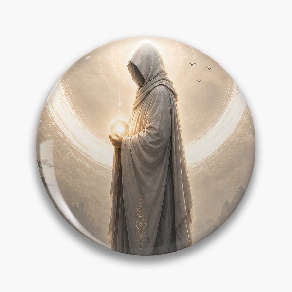 Item preview, Keeper of the Inner Light – Mystical Spiritual Fantasy Art designed and sold by SacredLensV.