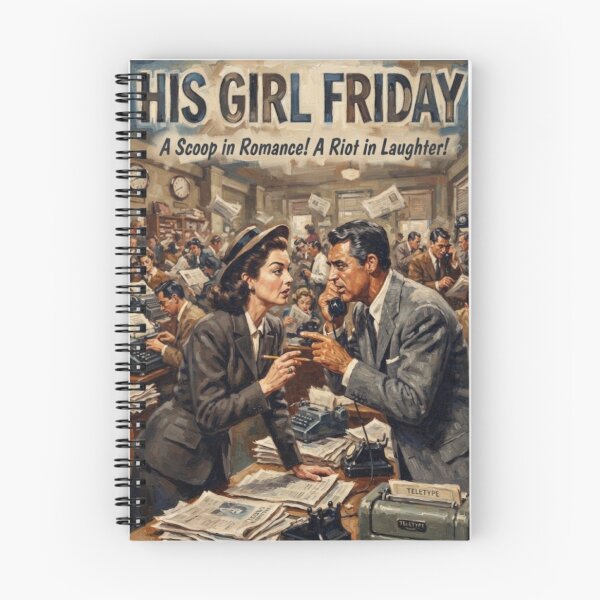 Item preview, His Girl Friday Fine Art Tribute designed and sold by Art's Diner.