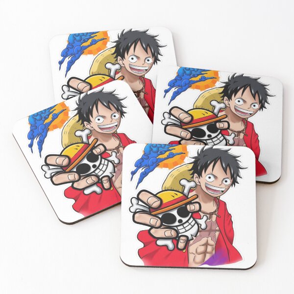 Item preview, Luffy Straw Hat Pirate Jolly Roger Design designed and sold by FreakToons.