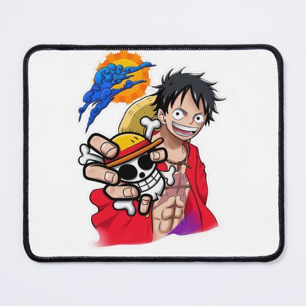 Item preview, Luffy Straw Hat Pirate Jolly Roger Design designed and sold by FreakToons.