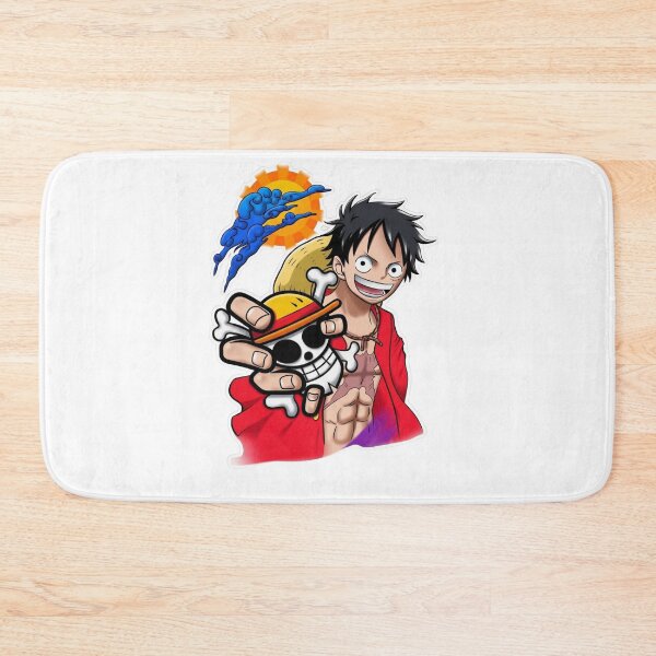 Item preview, Luffy Straw Hat Pirate Jolly Roger Design designed and sold by FreakToons.