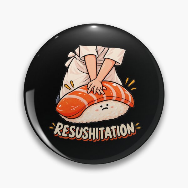 Item preview, Resushitation Funny Sushi CPR designed and sold by DogLord.