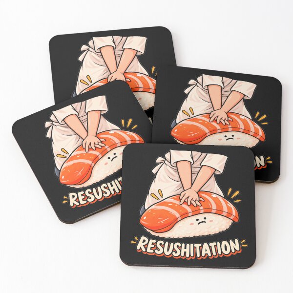 Item preview, Resushitation Funny Sushi CPR designed and sold by DogLord.