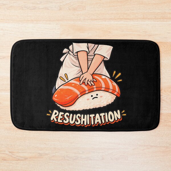 Item preview, Resushitation Funny Sushi CPR designed and sold by DogLord.