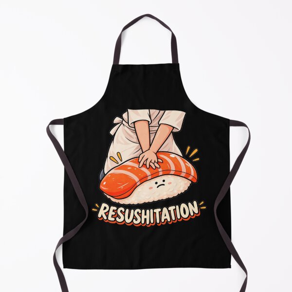 Item preview, Resushitation Funny Sushi CPR designed and sold by DogLord.