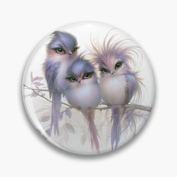 Item preview, Triad of Feathered Whispers designed and sold by bloorose.