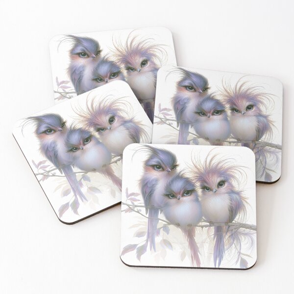 Item preview, Triad of Feathered Whispers designed and sold by bloorose.