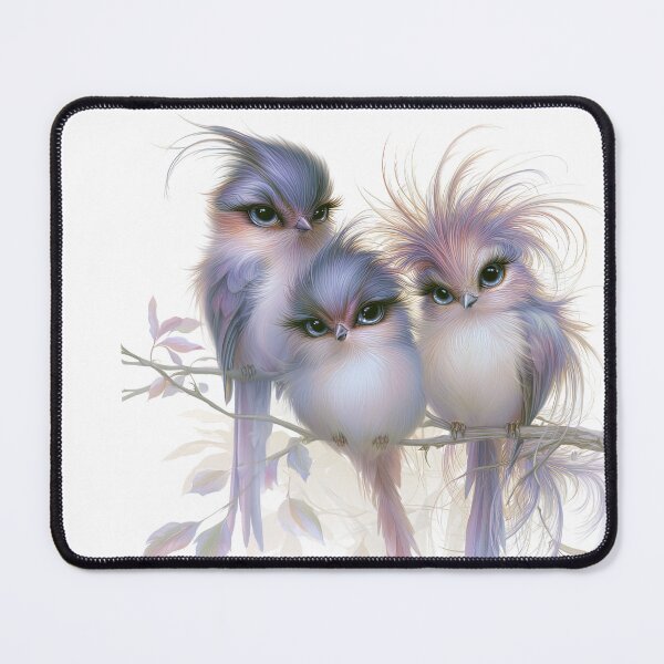 Item preview, Triad of Feathered Whispers designed and sold by bloorose.