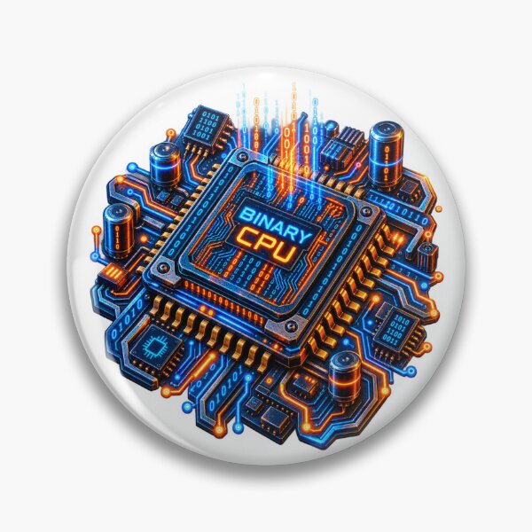 Artikelvorschau, Binäre CPU – Digitale Verarbeitung entworfen und verkauft von Kicor.