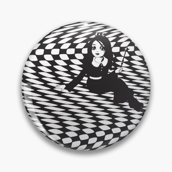 Item preview, Vintage Fairy Doll in Optical Art Checkered Illusion  designed and sold by cremedecolor.