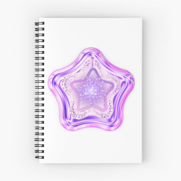 Item preview, 3D Chrome Purple Glowing Star Y2K Aesthetic designed and sold by MinimalAurashop.